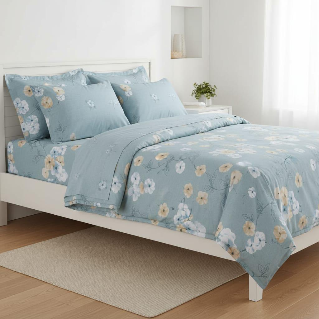 PCS-2219: Cotton Comforter Set 6 pcs
