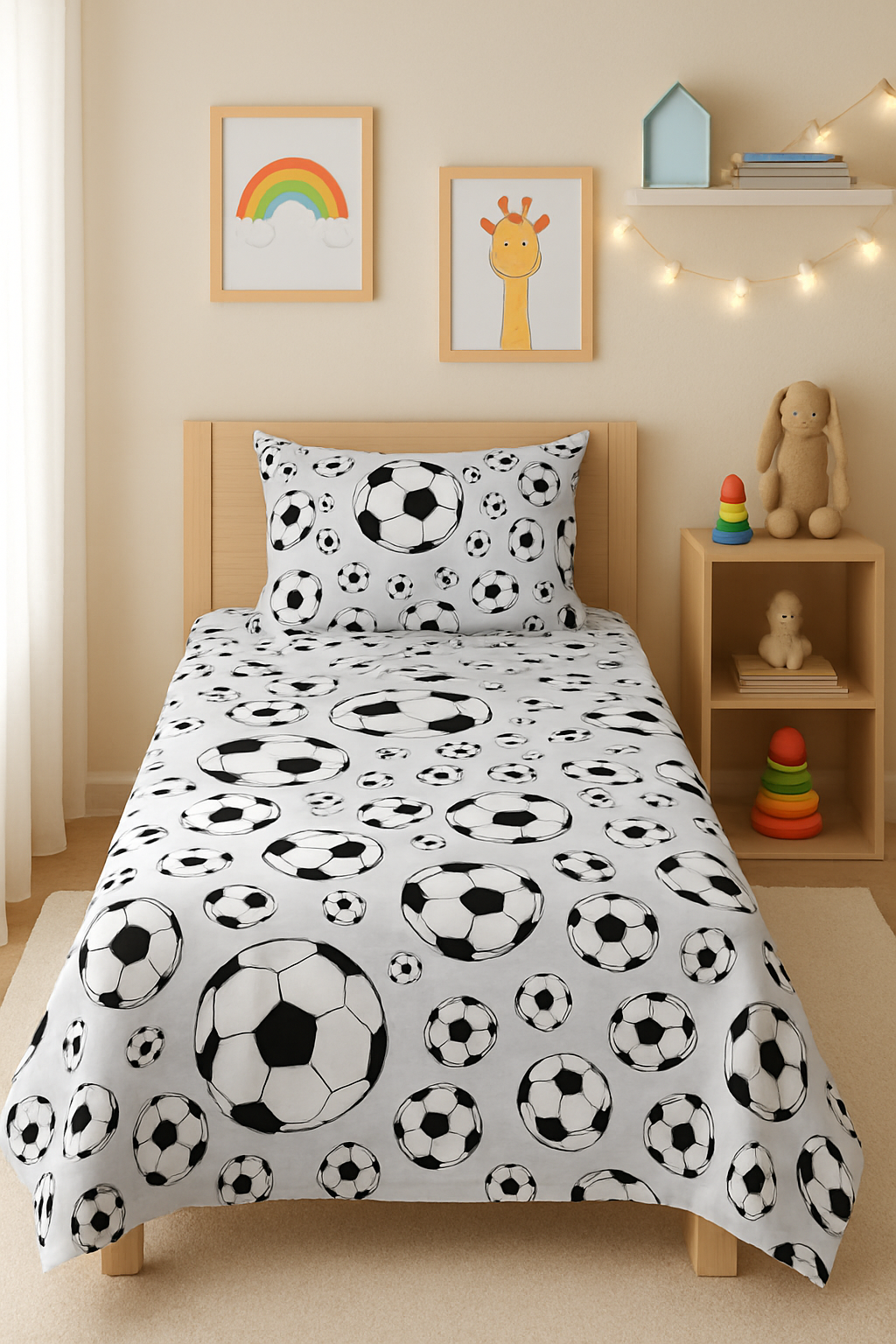 FootBalls Comforter 3pcs set