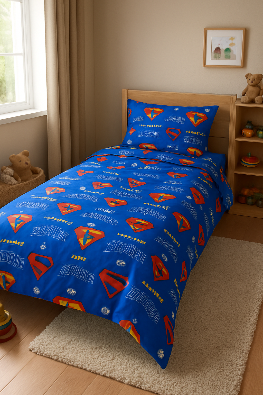 Superman kids Comforter 3pcs set