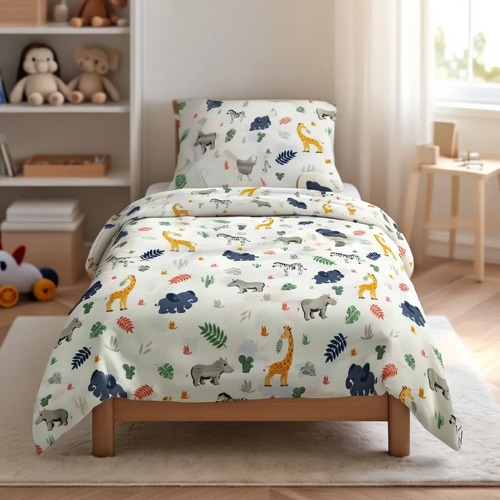 Printed kids Comforter 3pcs set
