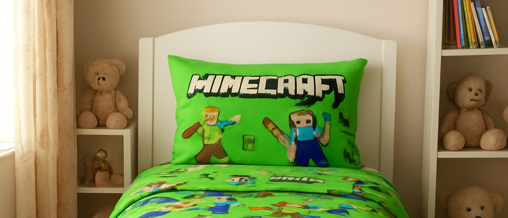 Minecraft kids Comforter 3pcs set