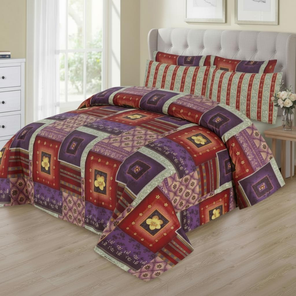 PCS-2212: Cotton Comforter Set 6 pcs