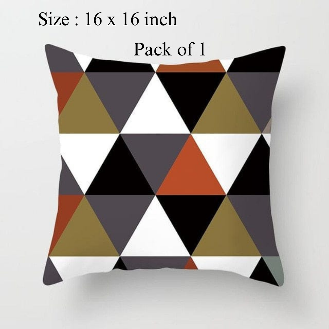 Modern Canvas Cushion Cover 16x16-Soft, Durable, and Stylish Sofa Pillow Cover