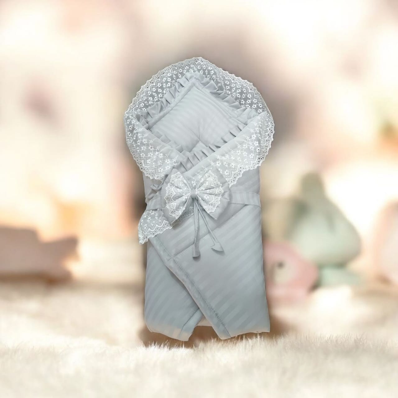 Newborn Sleeping Bed Set with Pillow & Carry Nest