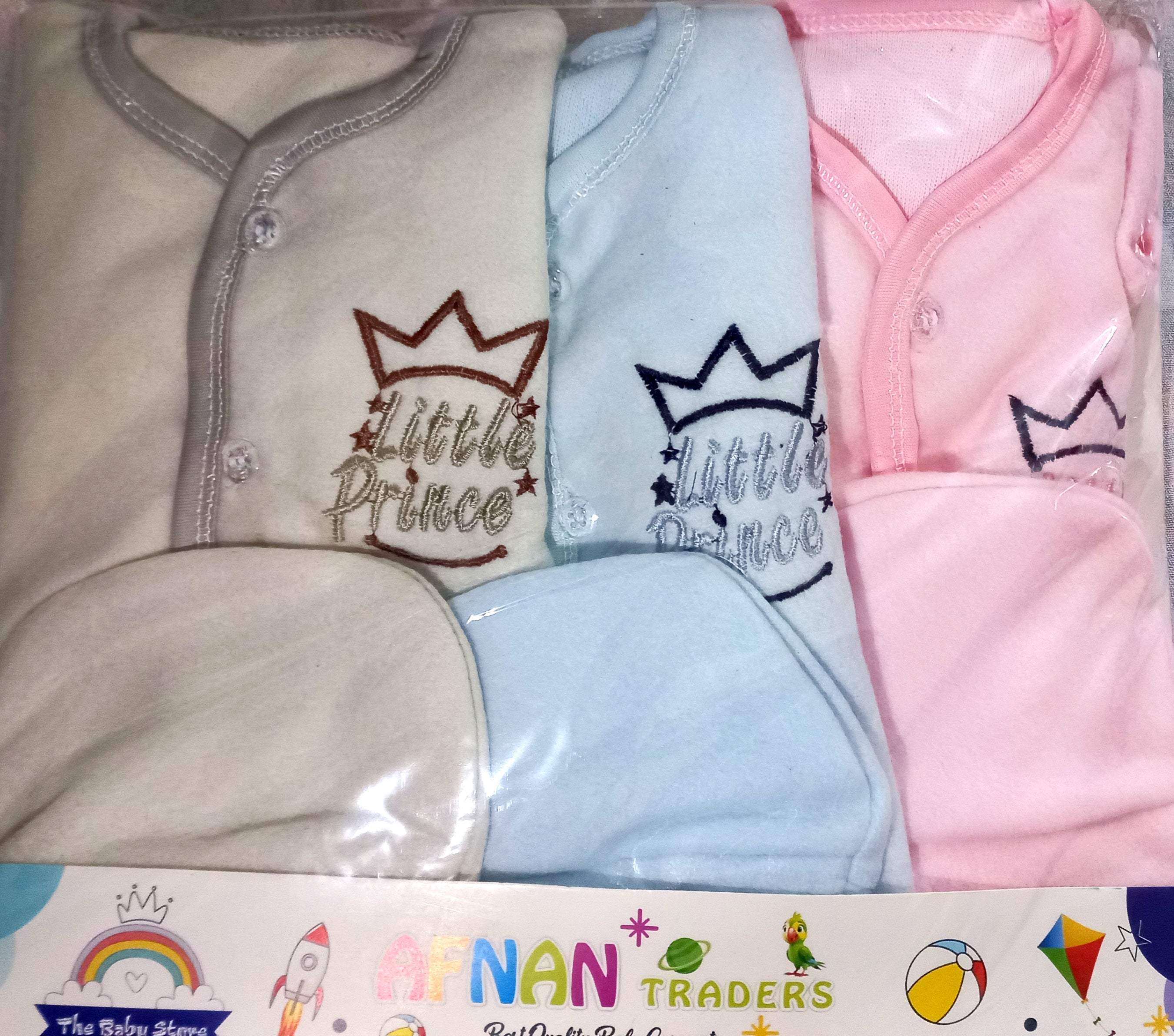 New born baby winter dress 3 pcs in 1 pack
