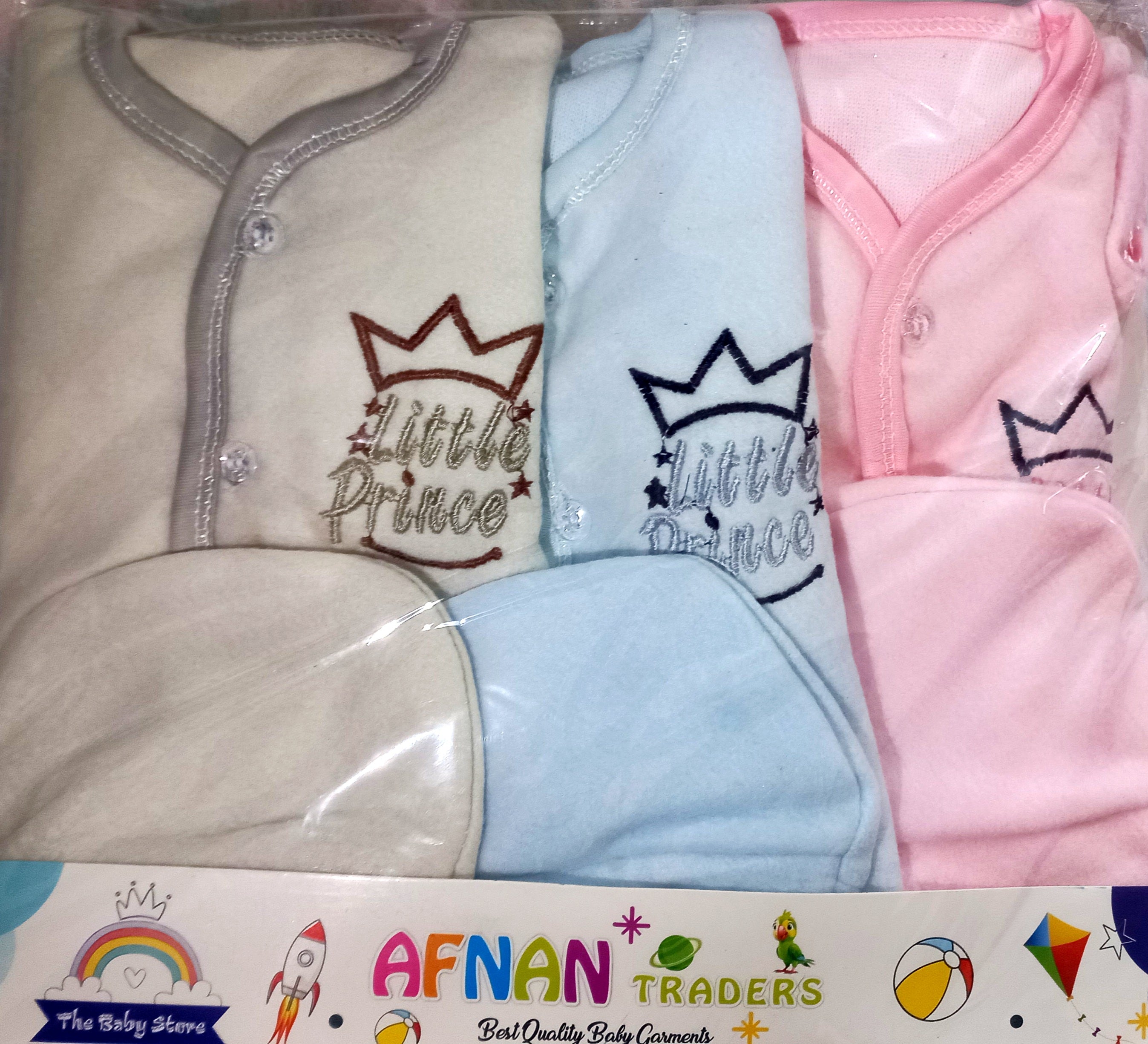 New born baby winter dress 3 pcs in 1 pack