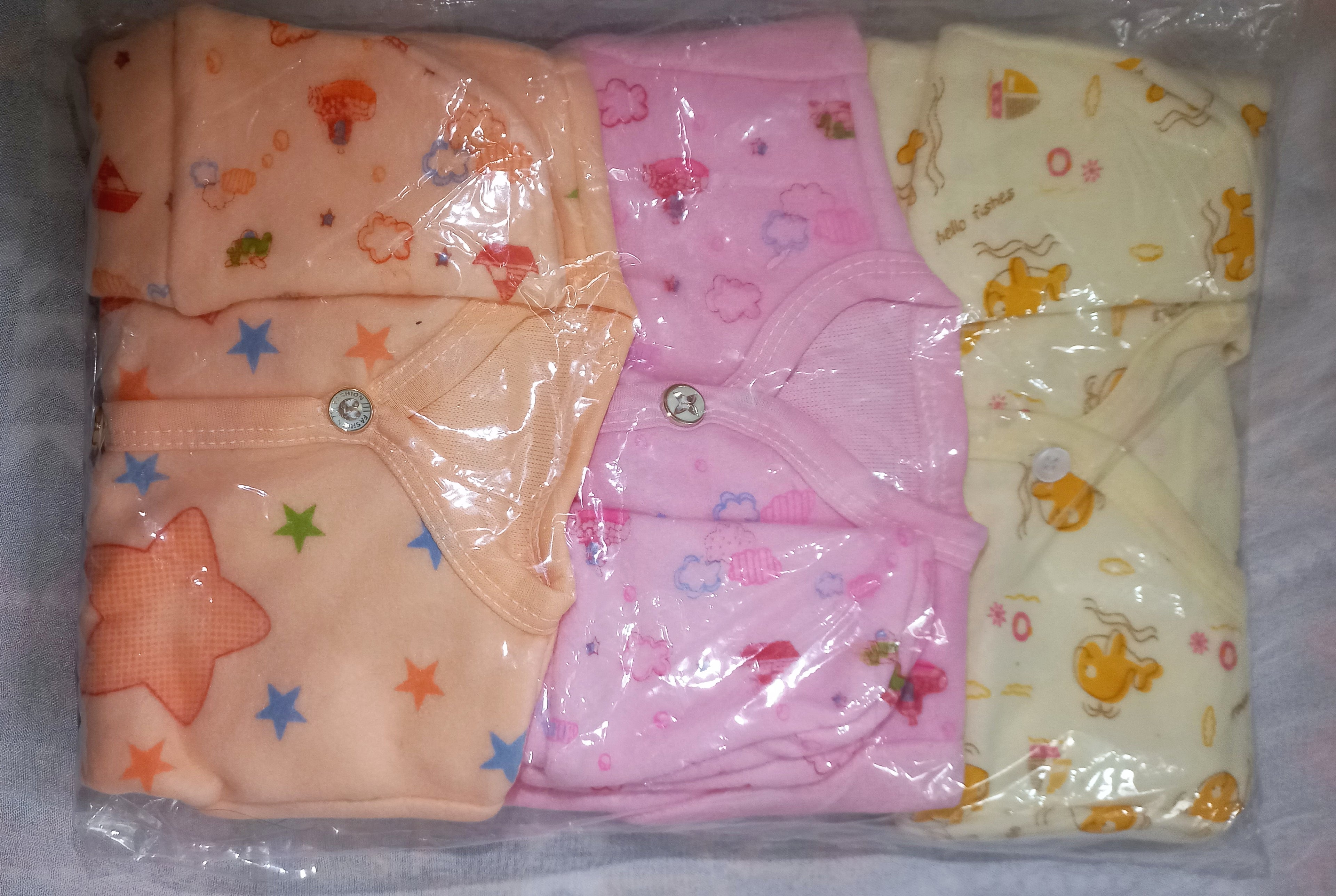 New born baby winter dress 3 pcs in 1 pack