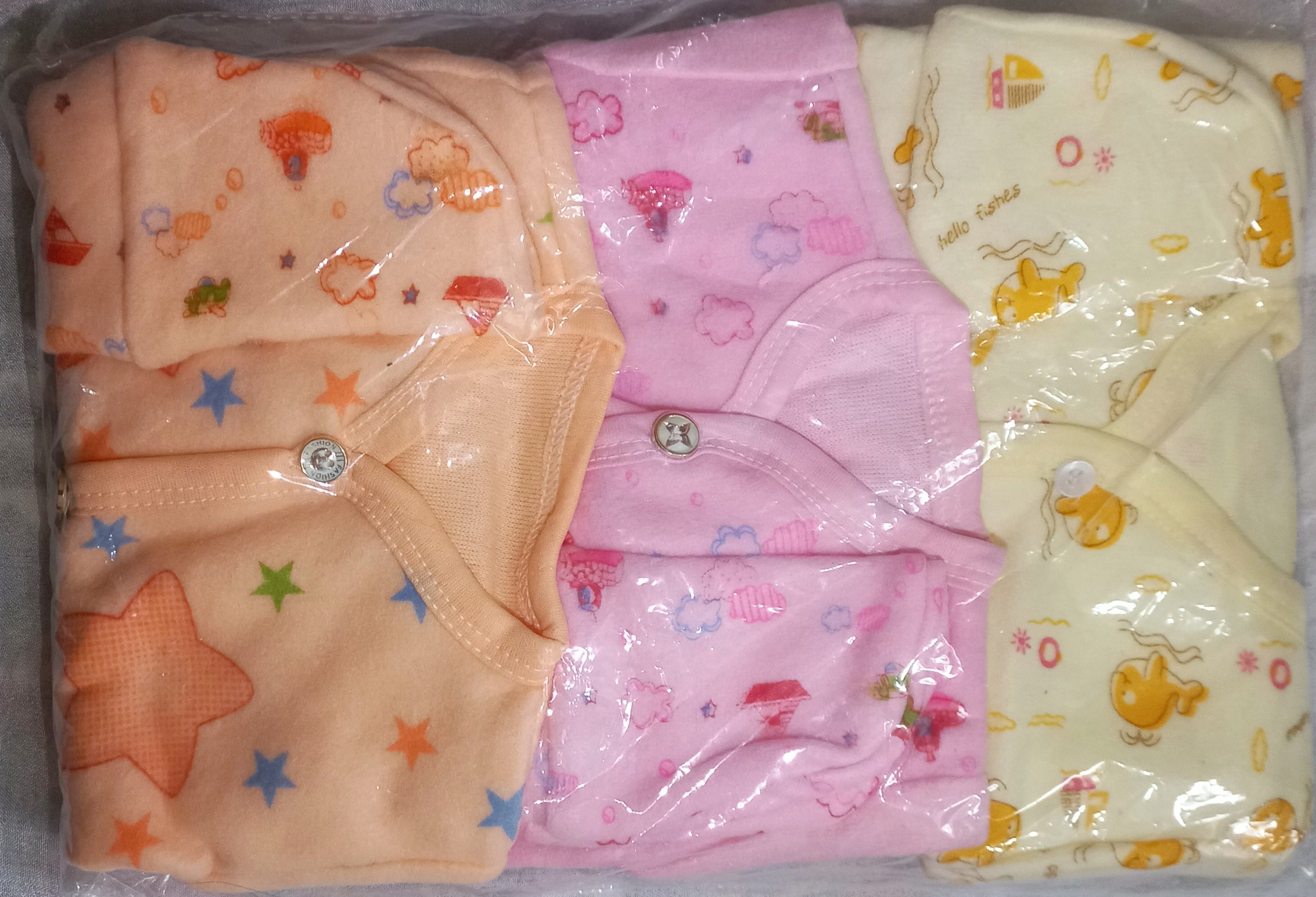 New born baby winter dress 3 pcs in 1 pack