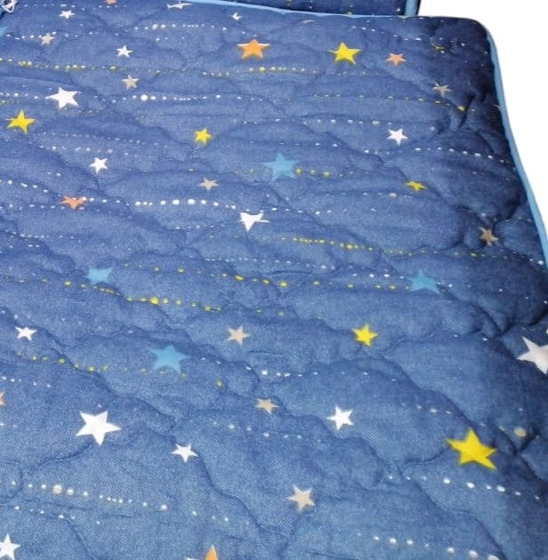 CS-136 : Blue Star Baby Cot Set 6 Pcs