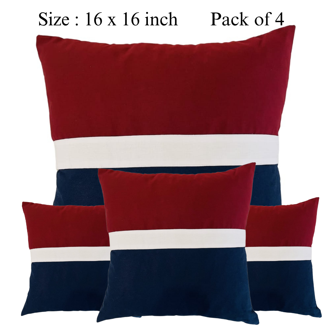 Modern Canvas Cushion Cover 16x16-Soft, Durable, and Stylish Sofa Pillow Cover