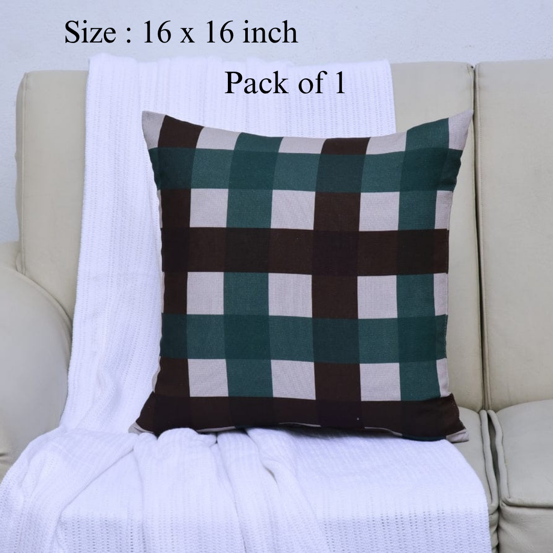 Modern Canvas Cushion Cover 16x16-Soft, Durable, and Stylish Sofa Pillow Cover