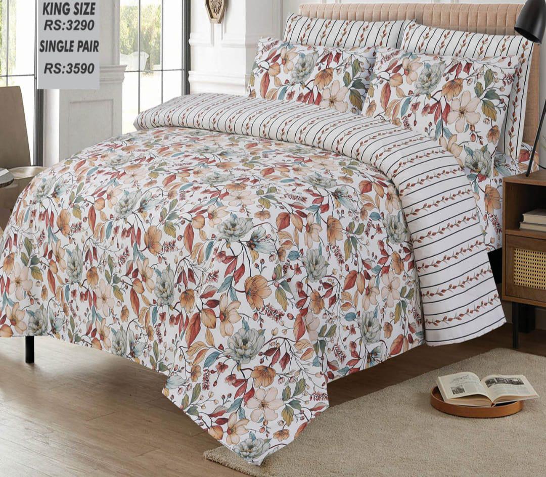 PCS-2204: Cotton Comforter Set 6 pcs