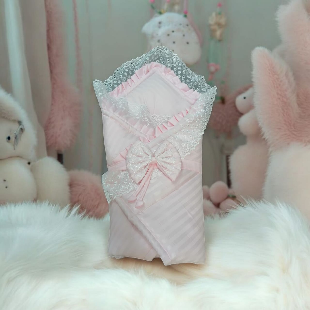 Newborn Sleeping Bed Set with Pillow & Carry Nest