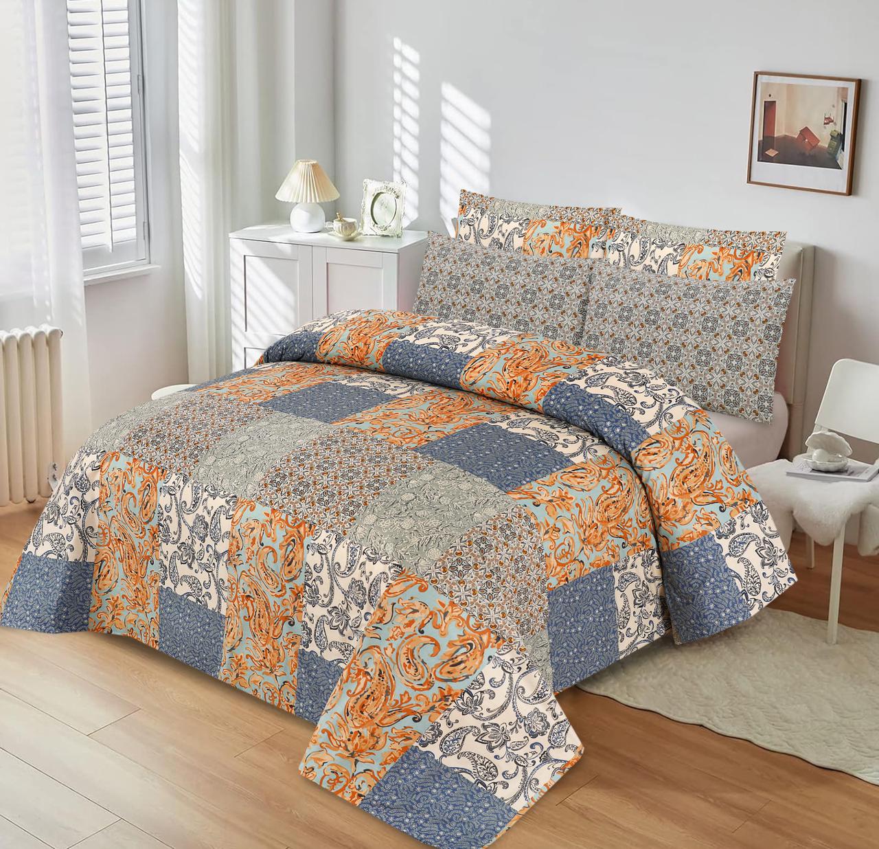 PCS-2222: Cotton Comforter Set 6 pcs