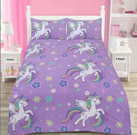 Unicorn Comforter 3pcs set