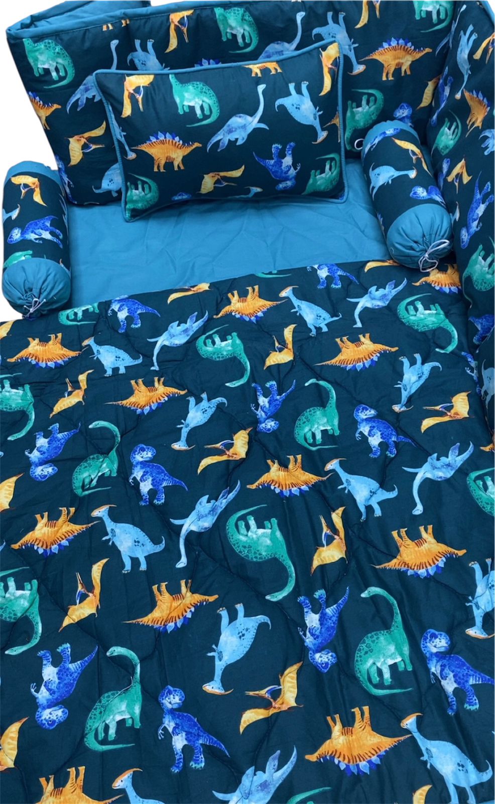 CS-143 : Animal printed Baby Cot Set 6 Pcs