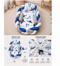Newborn Baby Lounger Nest | Premium Cotton Baby Bed