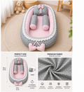 Soft Cotton Baby Nest | Infant Sleeping Pod with Pillow
