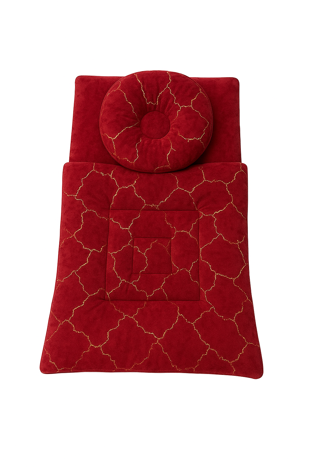 Newborn Woolen Sleeping Bed Set with Pillow & Carry Nest