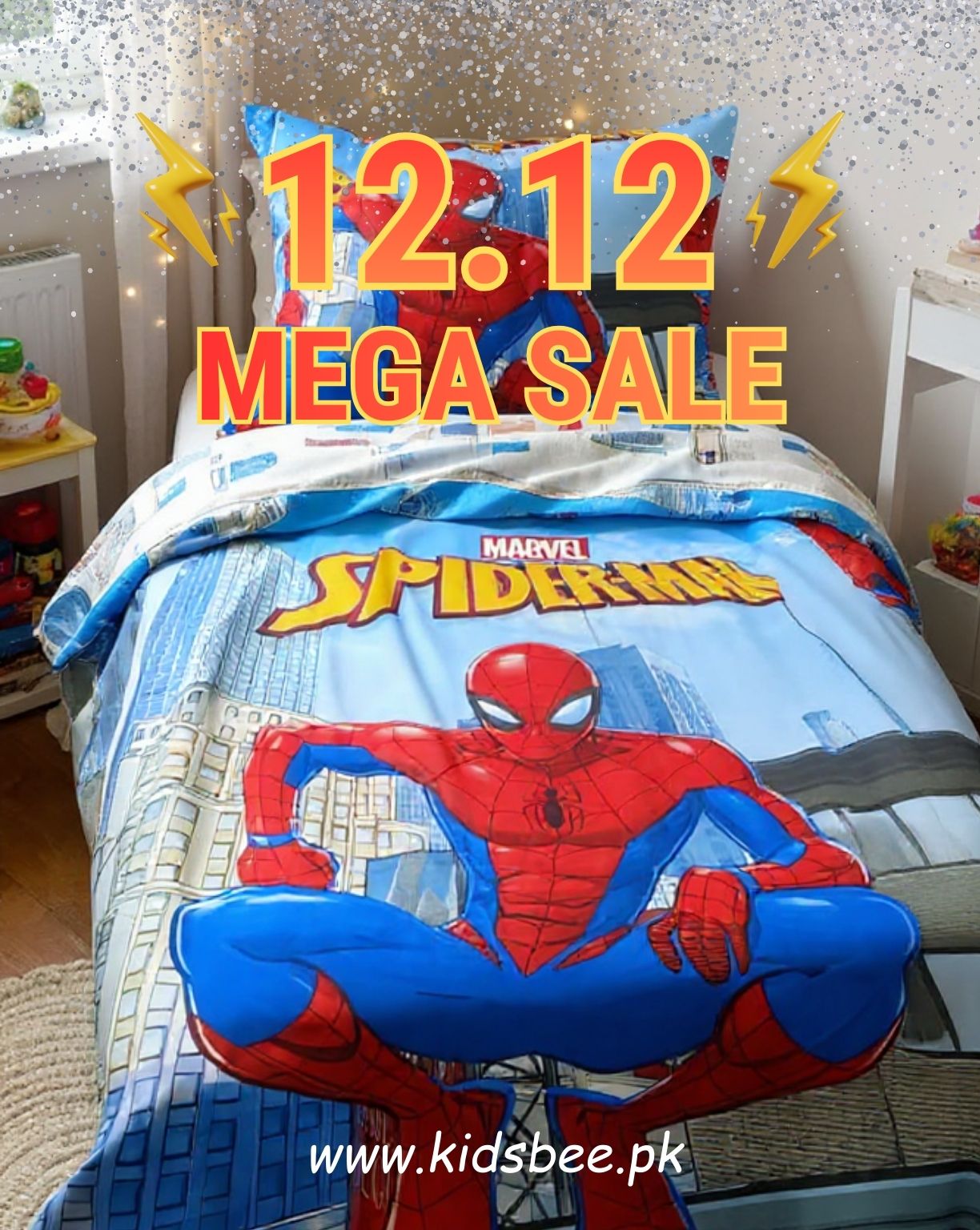 Spider-Man Kids Bedsheet Set
