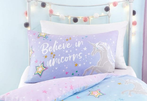 KBS-3519: UNICORN KIDS BEDSHEET with Dark and glow bedsheets
