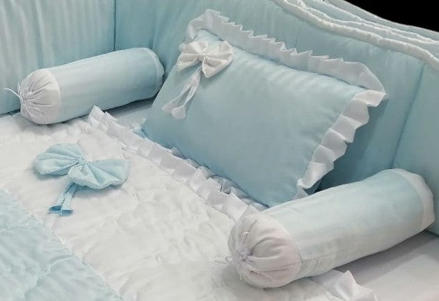 CS-414: Unicorn Braided Baby Cot Set