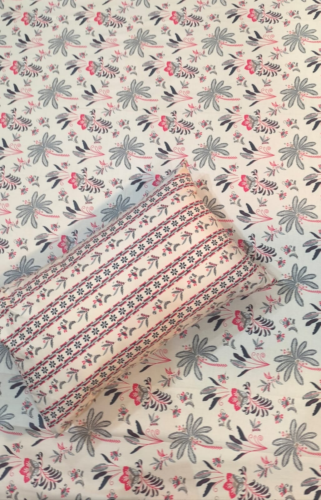 PC-4514: 4 Pillows Cotton Bedsheets