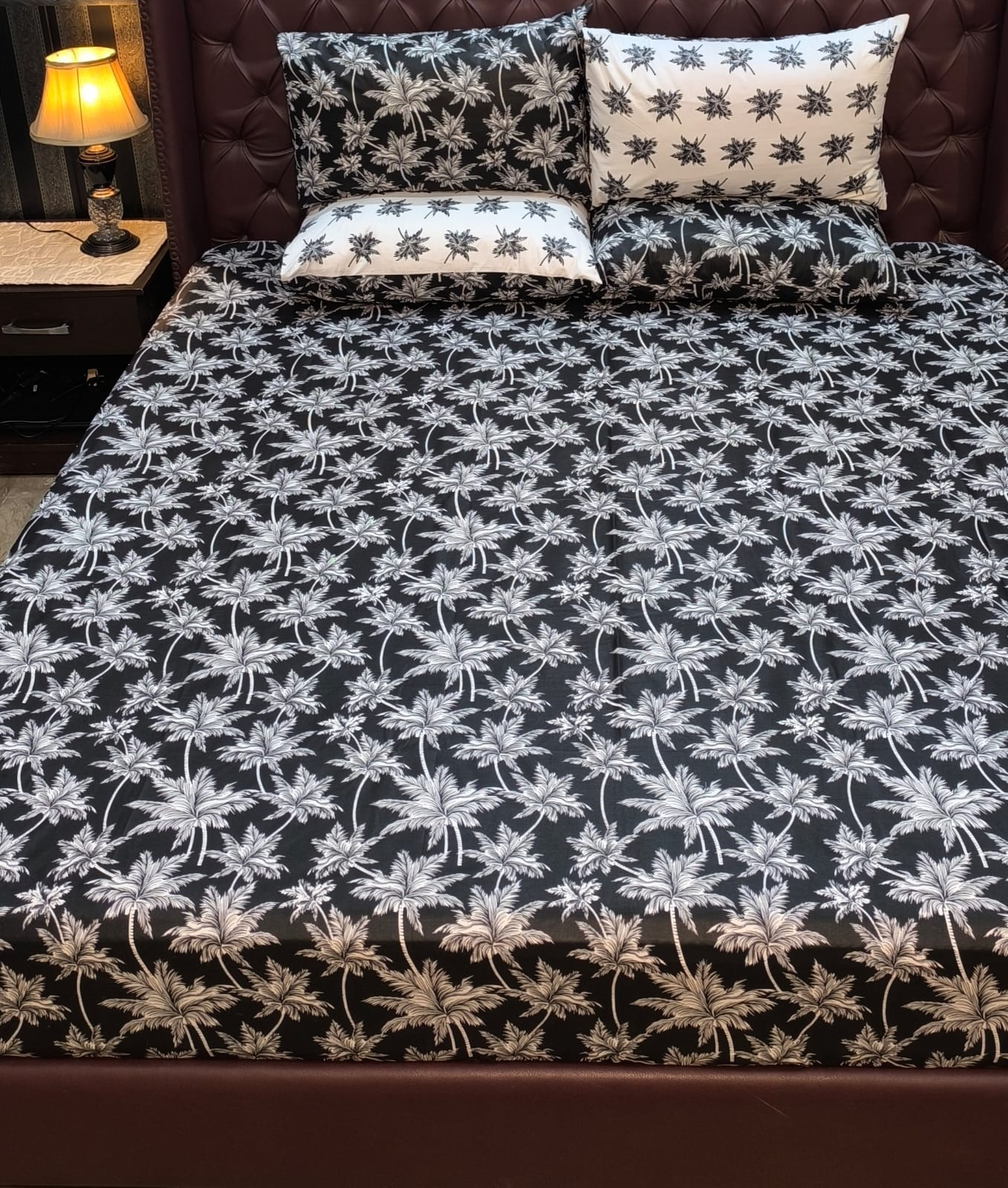 PC-4510: 4 Pillows Cotton Bedsheets