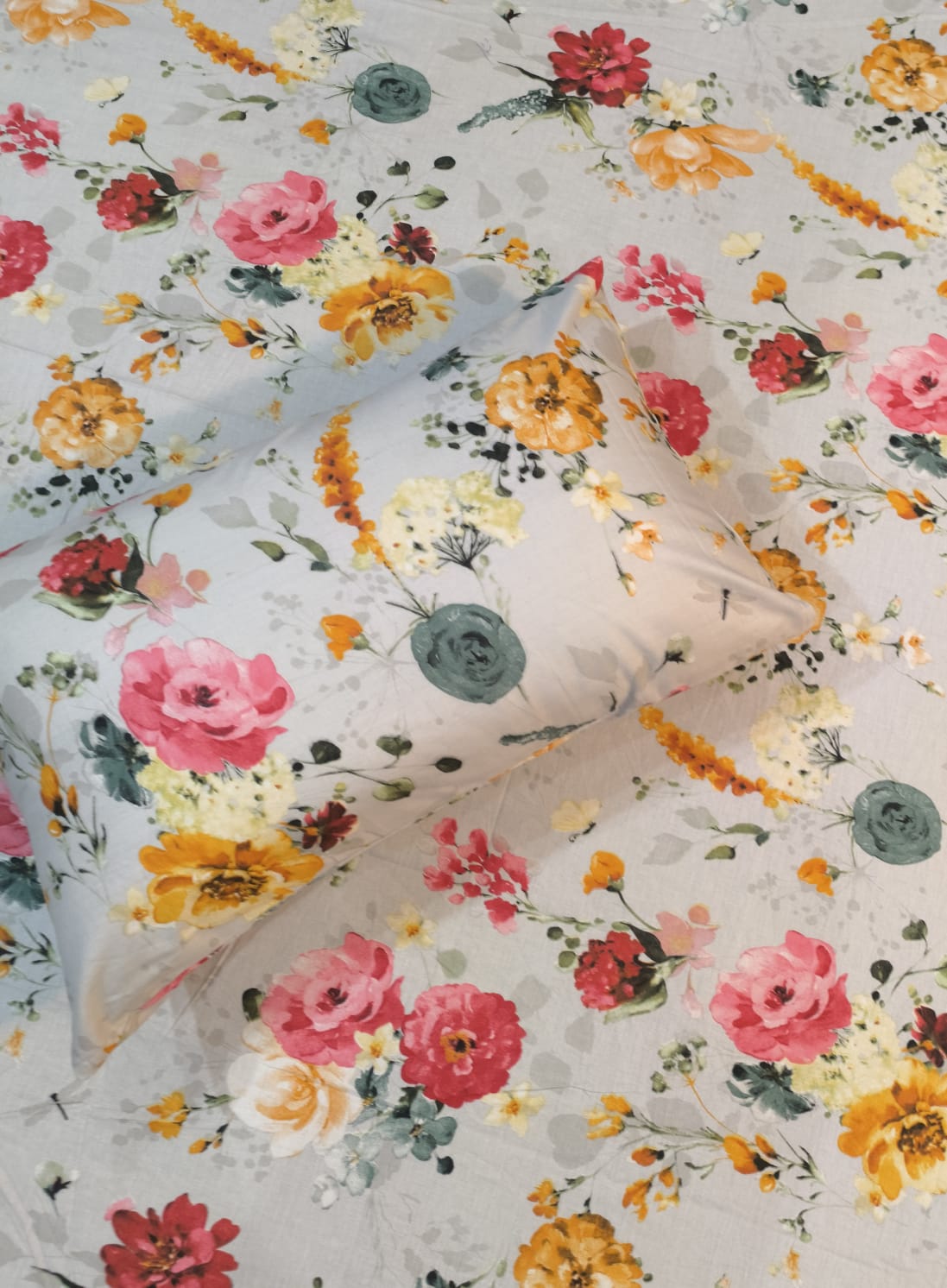 PC-4502: 4 Pillows Cotton Bedsheets