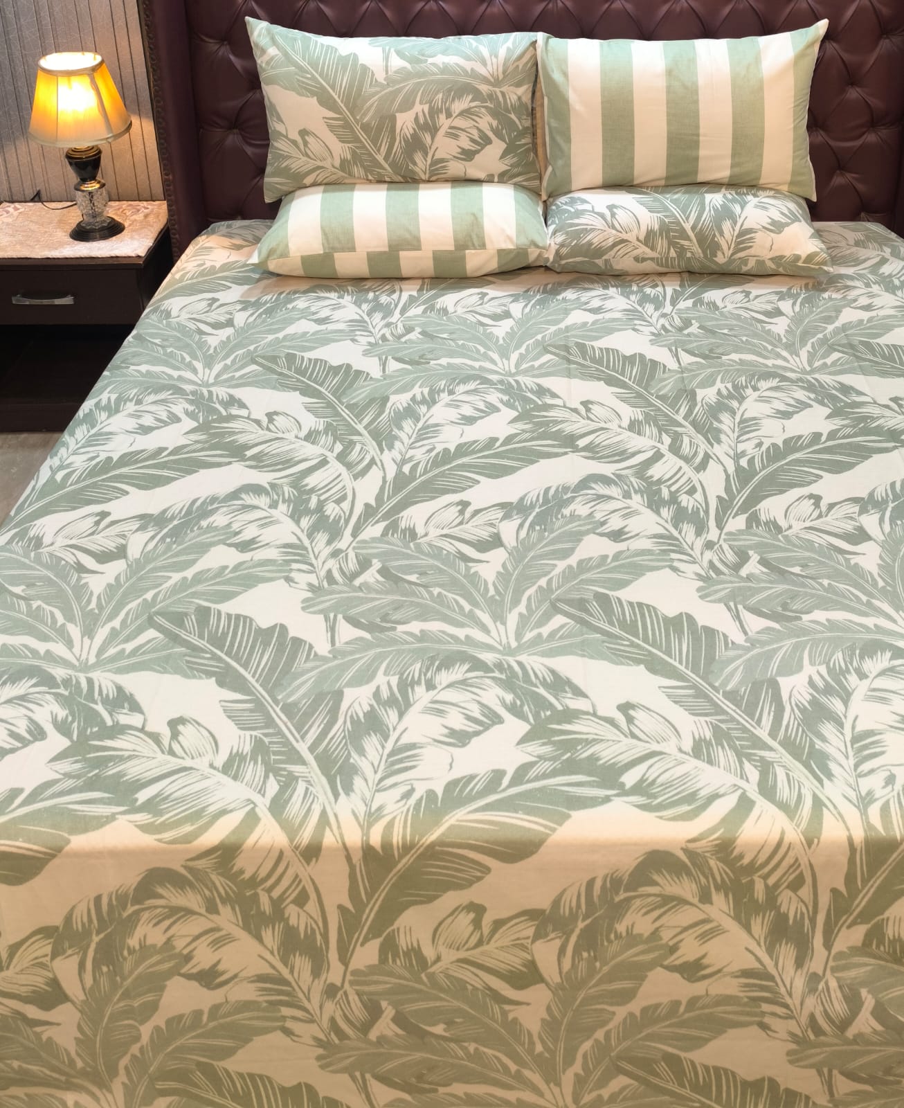 PC-4504: 4 Pillows Cotton Bedsheets