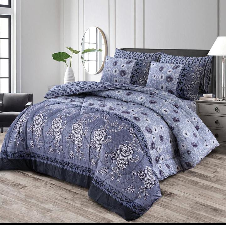 PCS-2229: Cotton Comforter Set 6 pcs
