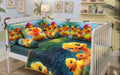 BCS-3209 : Soft Valvet Baby Cot Bedding Set