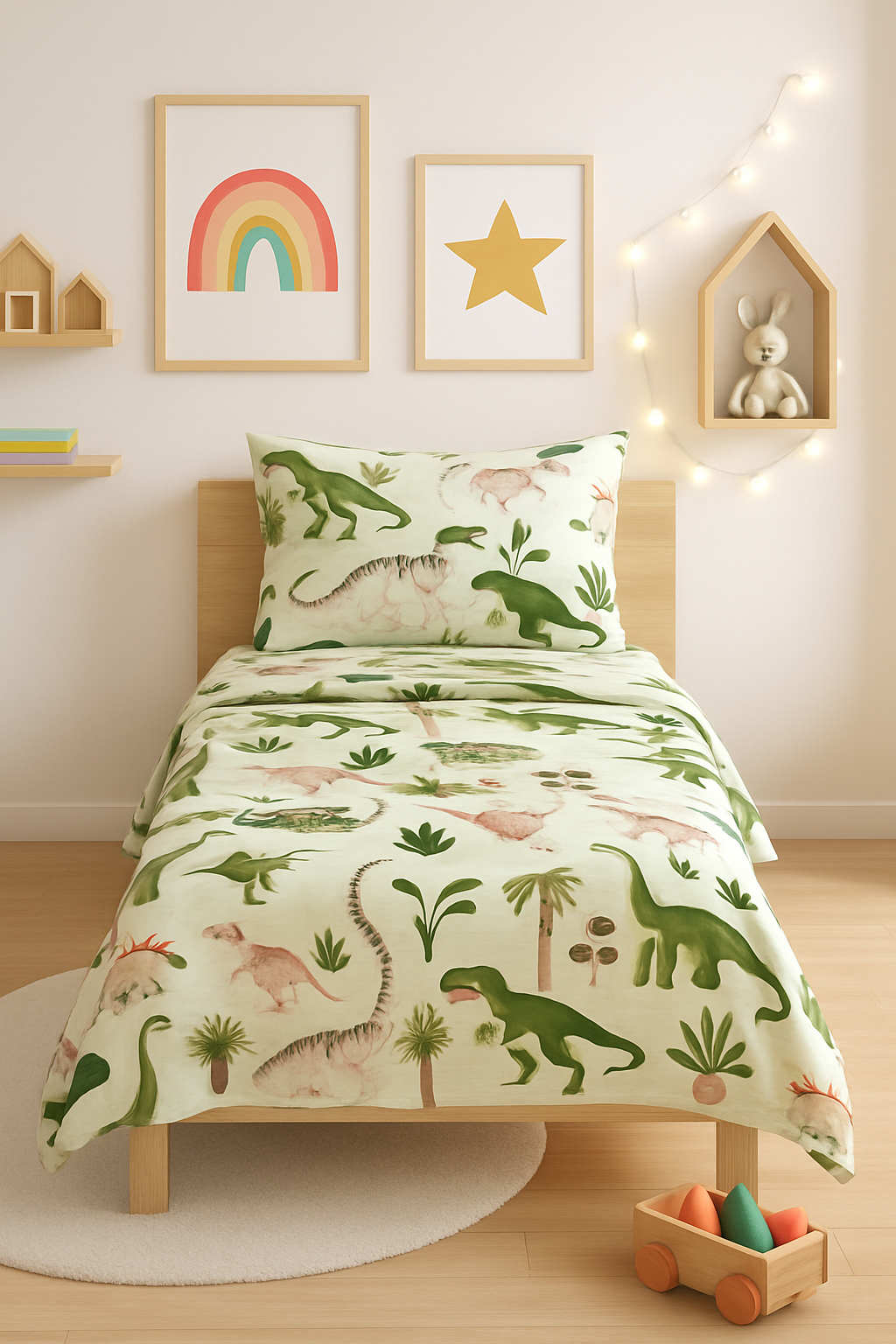 Green Animals Comforter 4pcs set